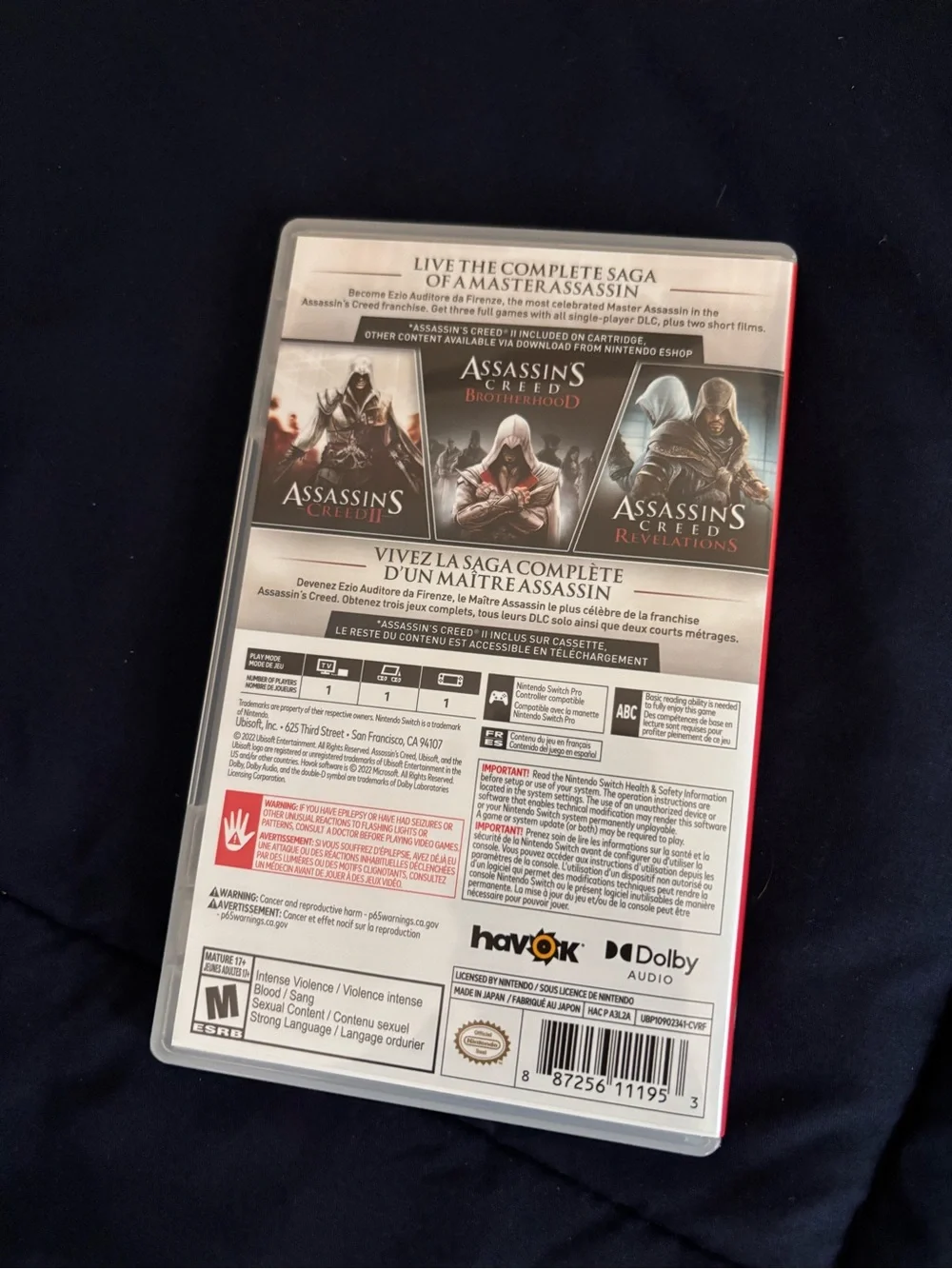 Assassin's Creed: The Ezio Collection for Nintendo’s Switch